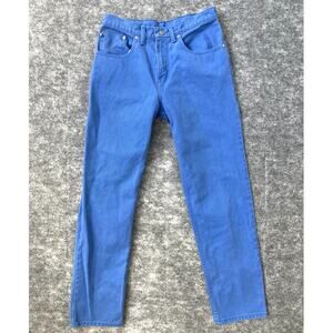 Vintage Polo Jean Company Ralph Lauren pants blue cotton womens relaxed fit